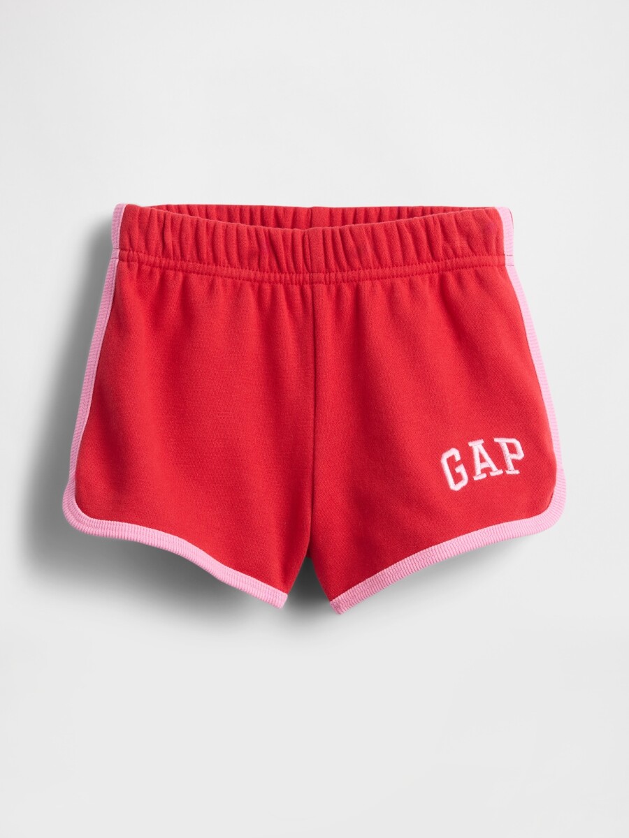 Short Deportivo Logo Gap Toddler Niña - Tomato Sauce 