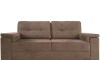 Sillon Luares - 3 Cuerpos - Tela Marron