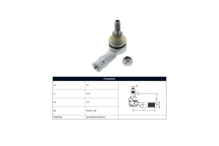 Puntero Audi A3, Volks Golf 96-06 Der Puntero Audi A3, Volks Golf 96-06 Der