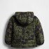 V-DIS FRCH LWT PUFFER ARMY JACKET GREEN