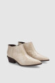 Botín Sabina Crocco Beige