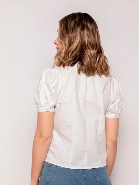 BLUSA ALLIE ALGARROBO BLANCO