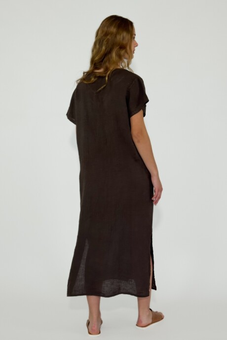 VESTIDO SCALA Chocolate
