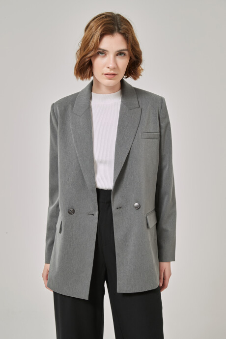 Blazer Poderius Gris Medio