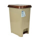 Tarro de residuos 25L con pedal BEIGE