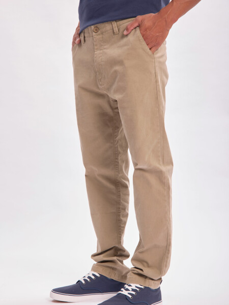 Pantalón chino Tostado