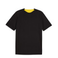 Remera de Hombre Puma Cap Tr.Jersey Negro - Amarillo