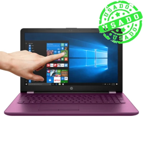 Notebook HP Quadcore 2.6GHZ, 4GB, 120GB Ssd, 15.6" Touch, WIN10 (Usado) 001
