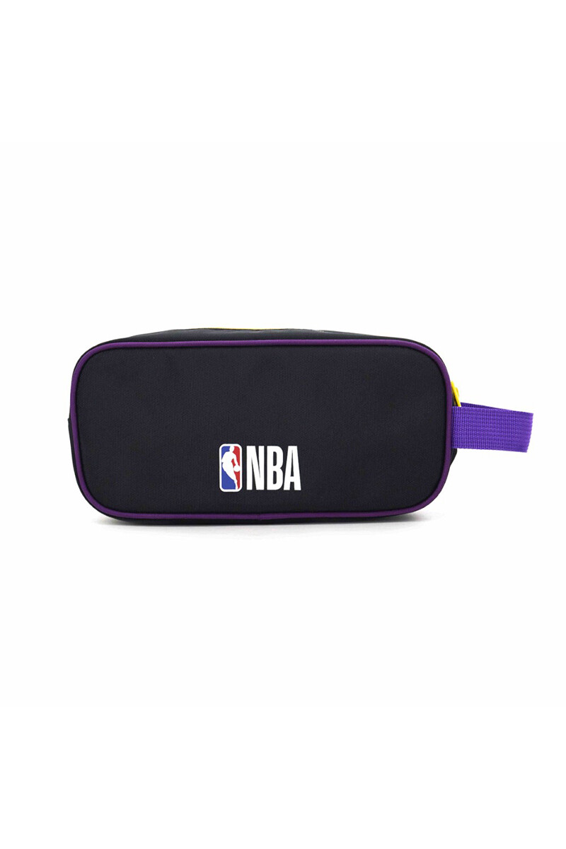 Cartuchera Los Angeles Lakers NBA Negro
