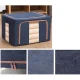 Caja Organizadora Plegable Con Estructura Metalica Color Azul Talle S Caja Organizadora Plegable Con Estructura Metalica Color Azul Talle S