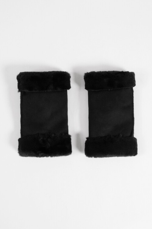 Guantes mitón cozy negro