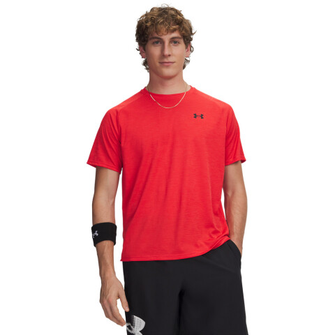 UA Tech Textured SS-RED RED-600