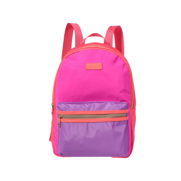 Mochila multicolor rosa