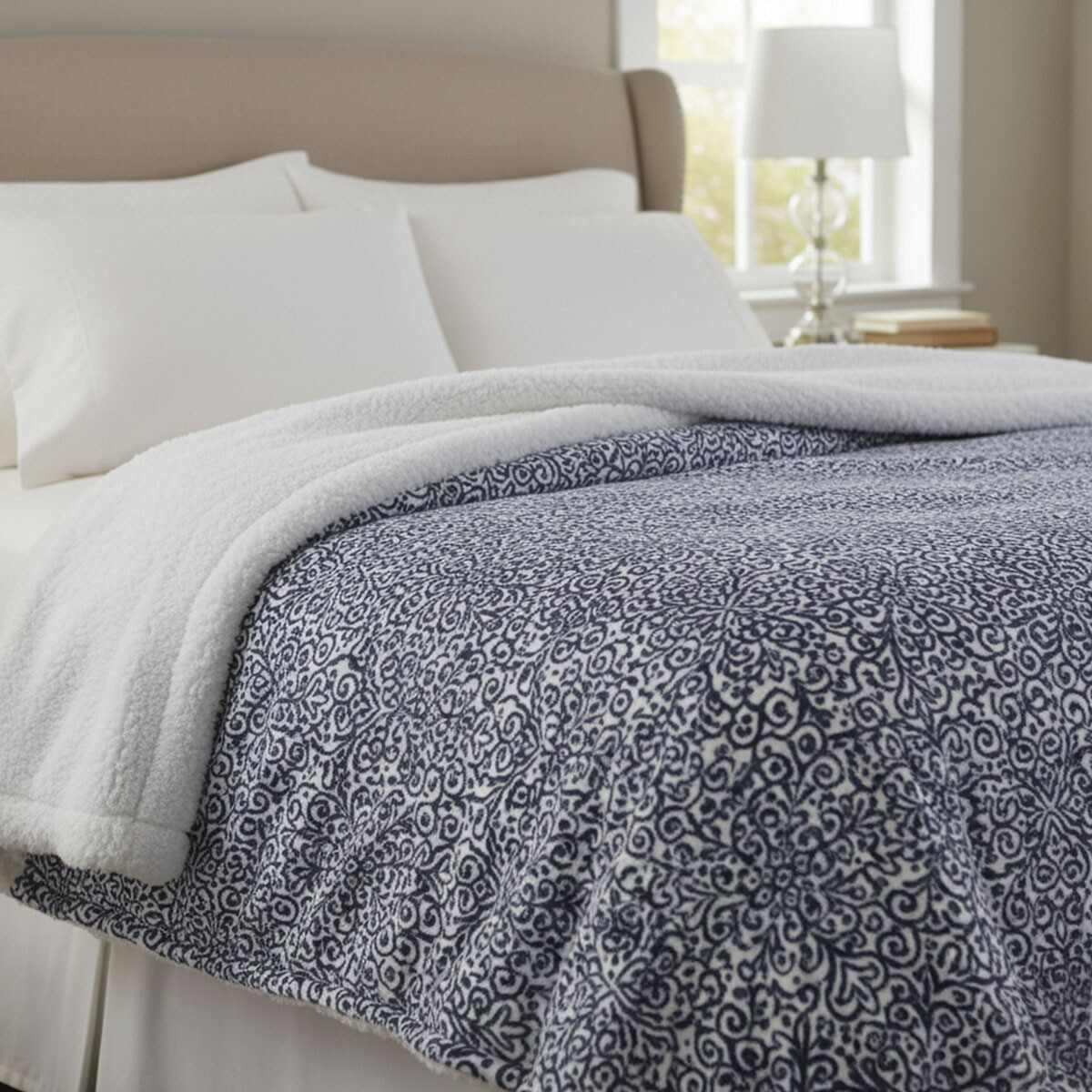 Frazada con Corderito King Size Home Class 240 x 260 cm - 223 ARABESCO 