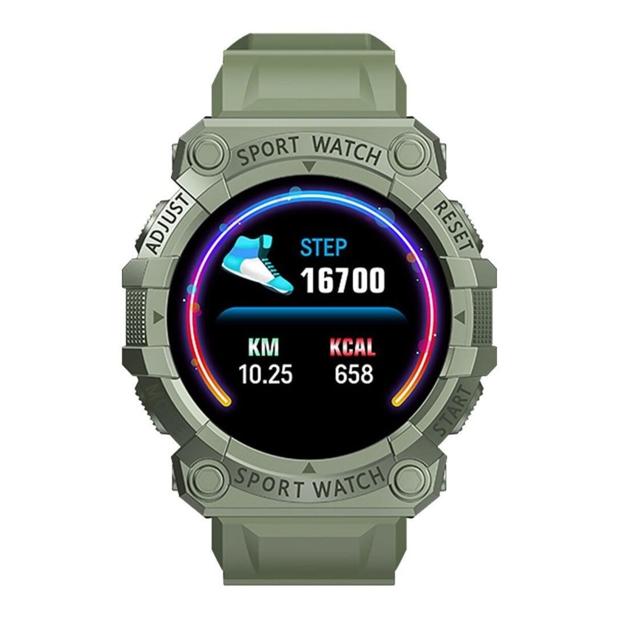 Reloj Inteligente Smartwatch Fitness Deporte Bluetooth - Color Variante Verde 