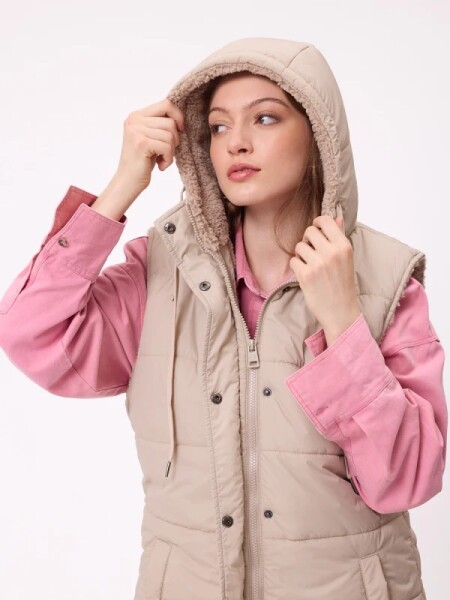 CHALECO RUSTY DINLO BEIGE