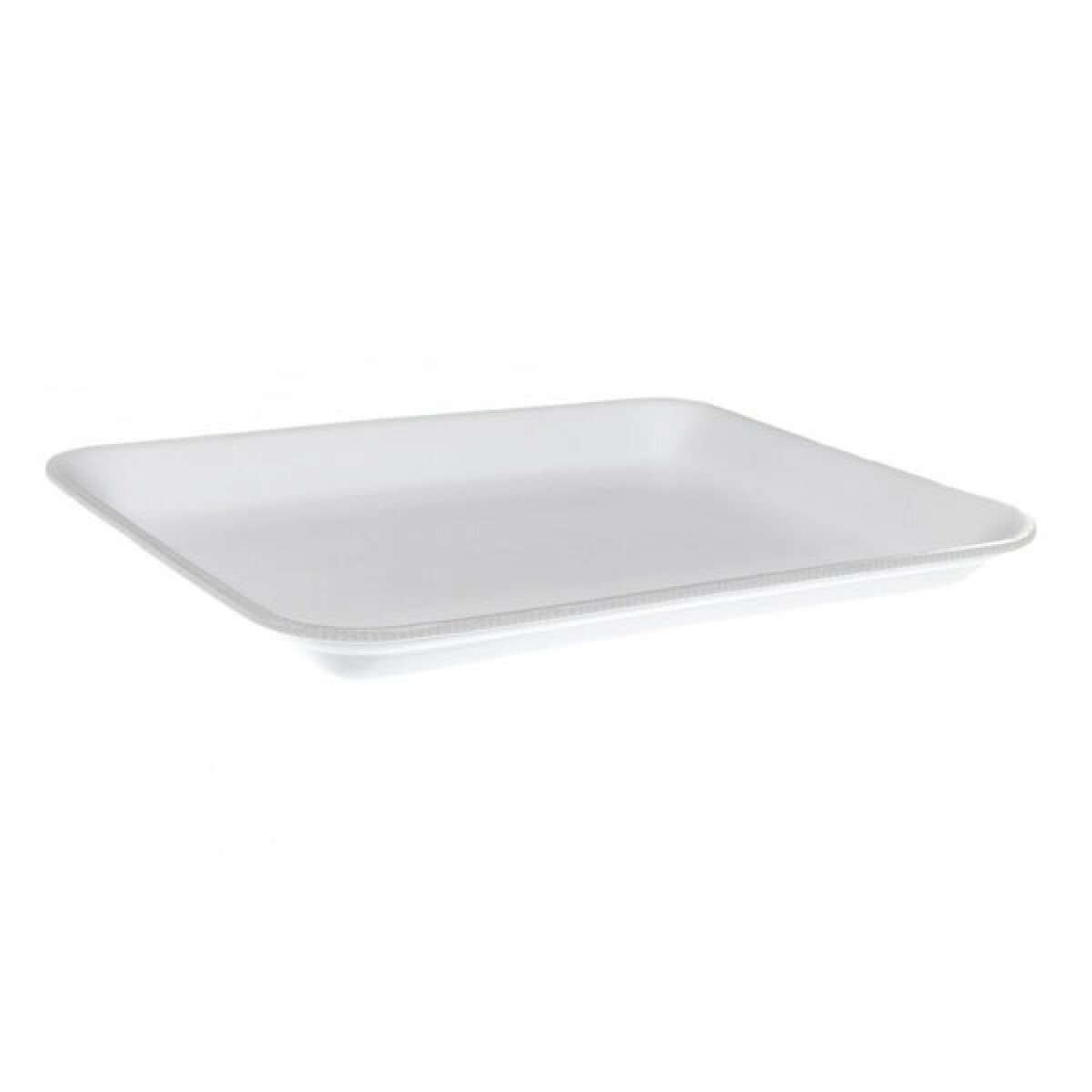 BANDEJA DE ESPUMA BLANCA 23.5X18X1.6 CM. 