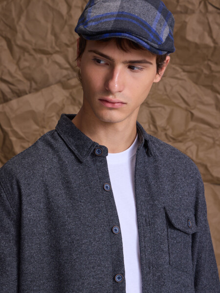 OVERSHIRT TURKU GRIS OSCURO