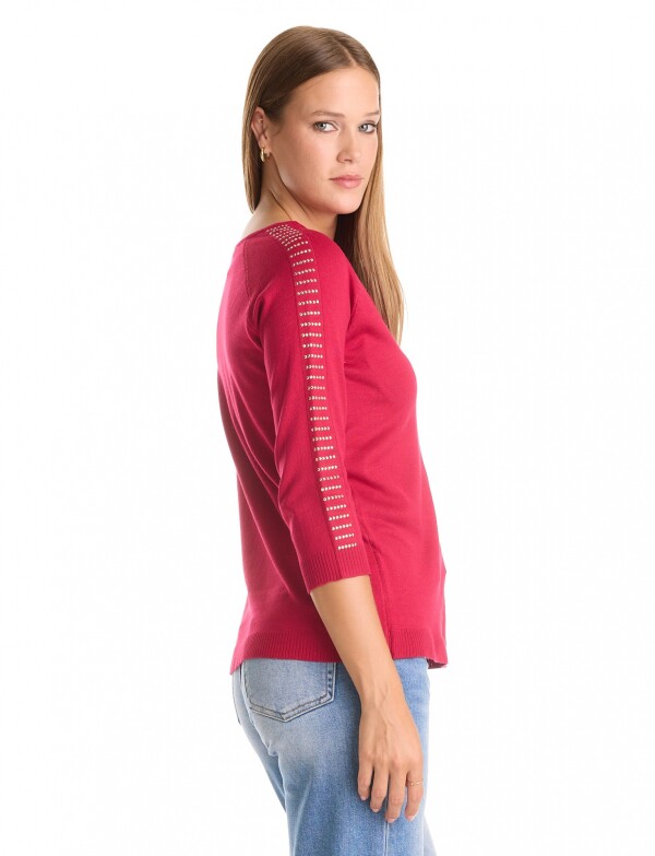 Buzo Tachas FUCSIA