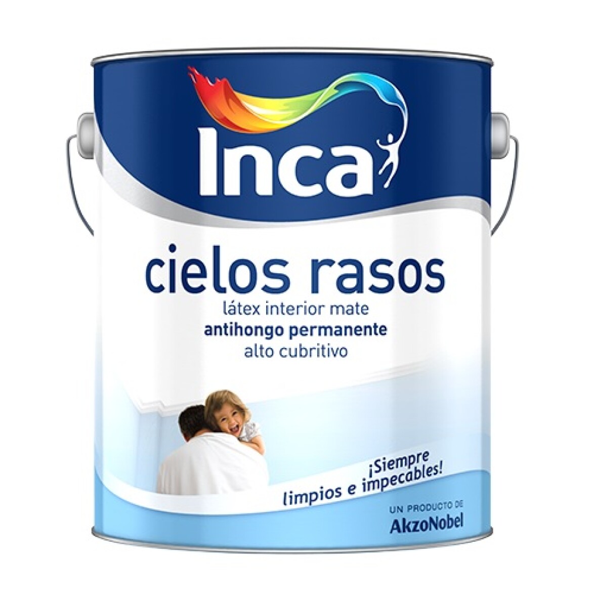 Pintura para Cielorraso Antihongos Blanco 1L Inca 