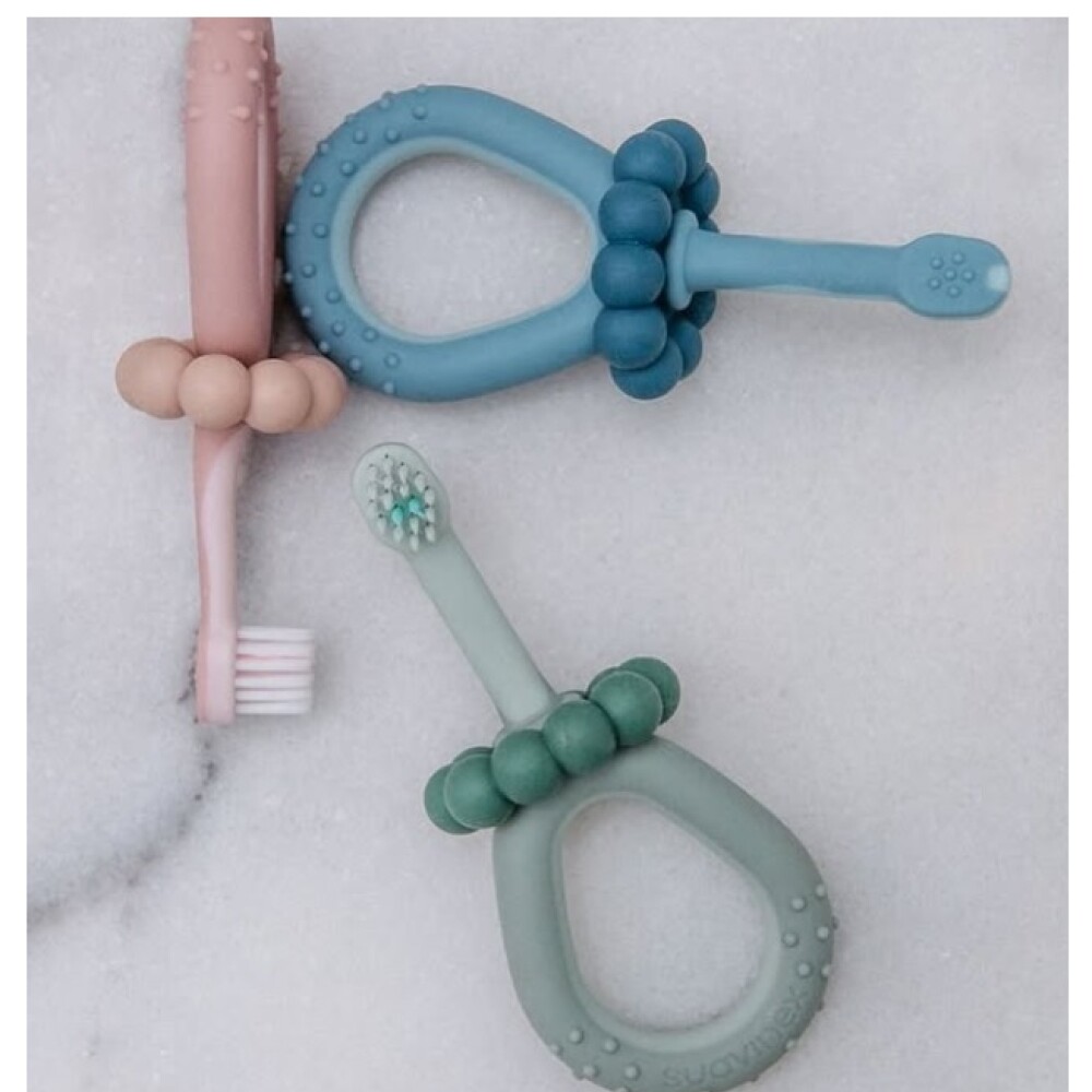Cepillo dental suavinex 0-24M Verde