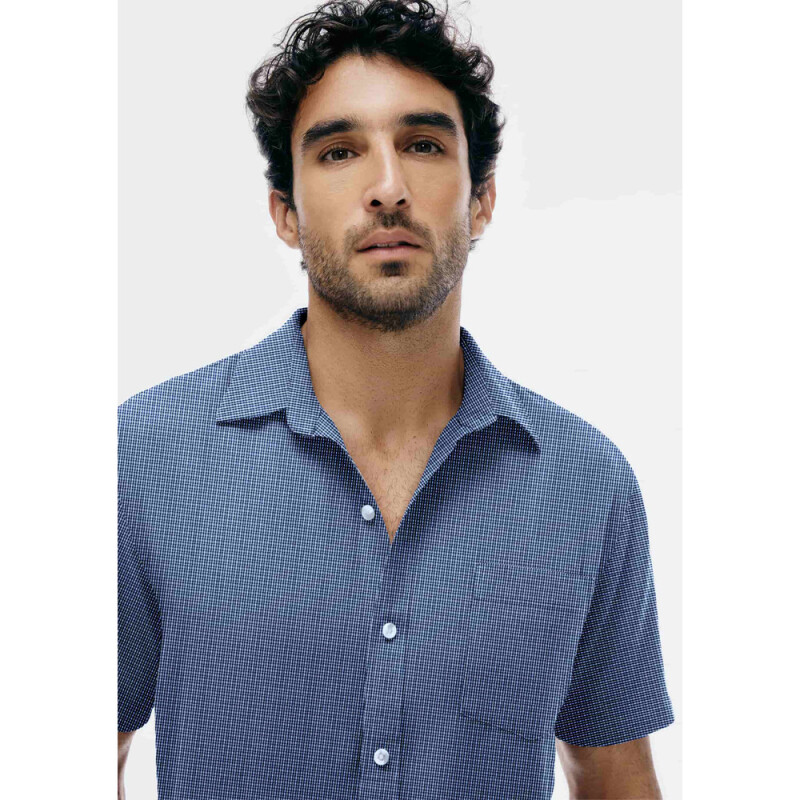 CAMISA MM MASC AZUL CARIBE/CHUMBO/BLANCO