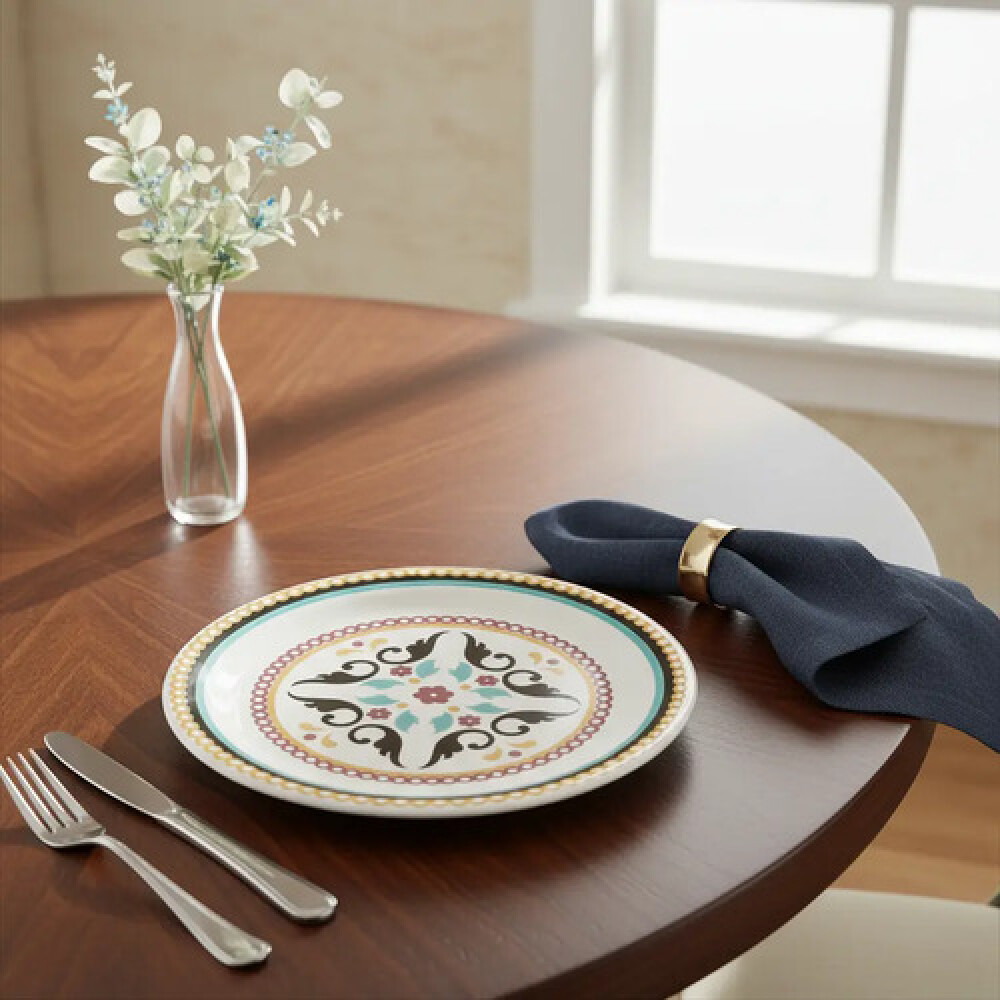 Plato postre Luiza floreal 20 cm OXFORD Plato postre Luiza floreal 20 cm OXFORD