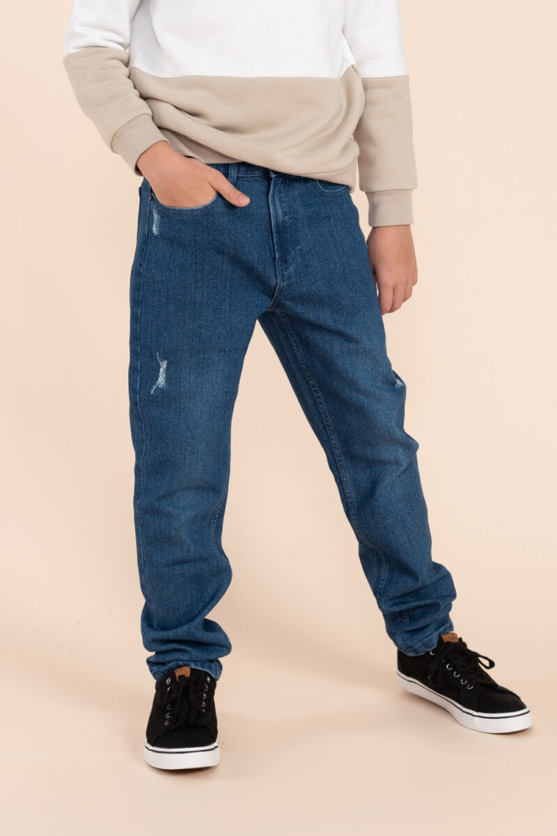 Jean recto Azul