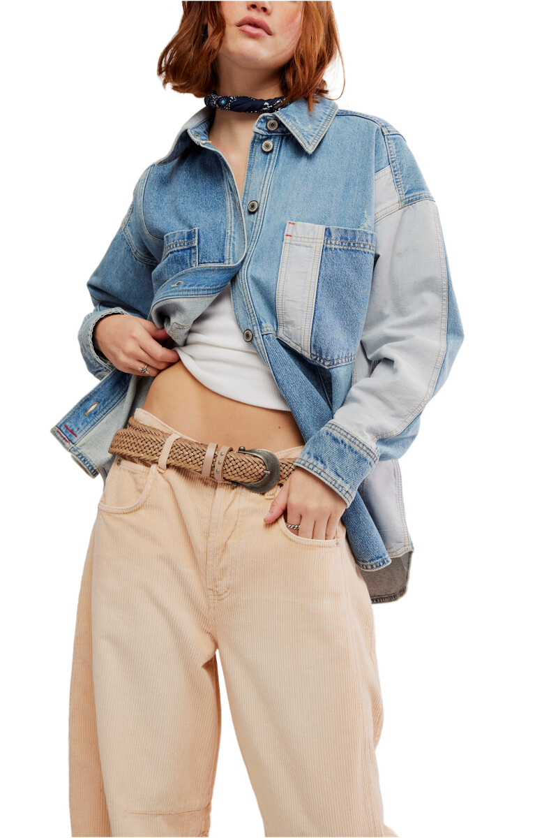 CAMISA DENIM MOUNTAIN ROADS Azul