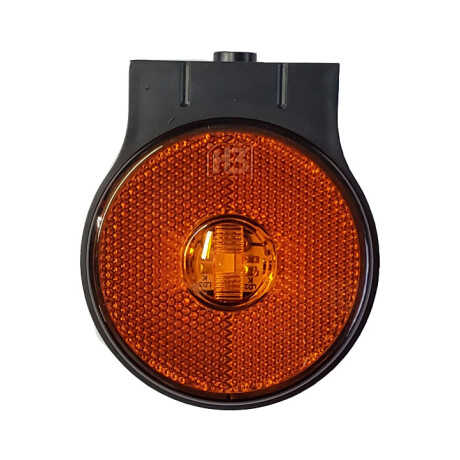FAROL - LATERAL REDONDO 65MM C/SOPORTE AMBAR 12-24V FICHA H3 COMPONENTES FAROL - LATERAL REDONDO 65MM C/SOPORTE AMBAR 12-24V FICHA H3 COMPONENTES