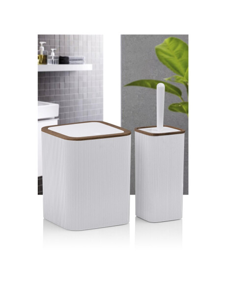 SET 2PCS BAÑO DIVA PP BLANCO SET 2PCS BAÑO DIVA PP BLANCO