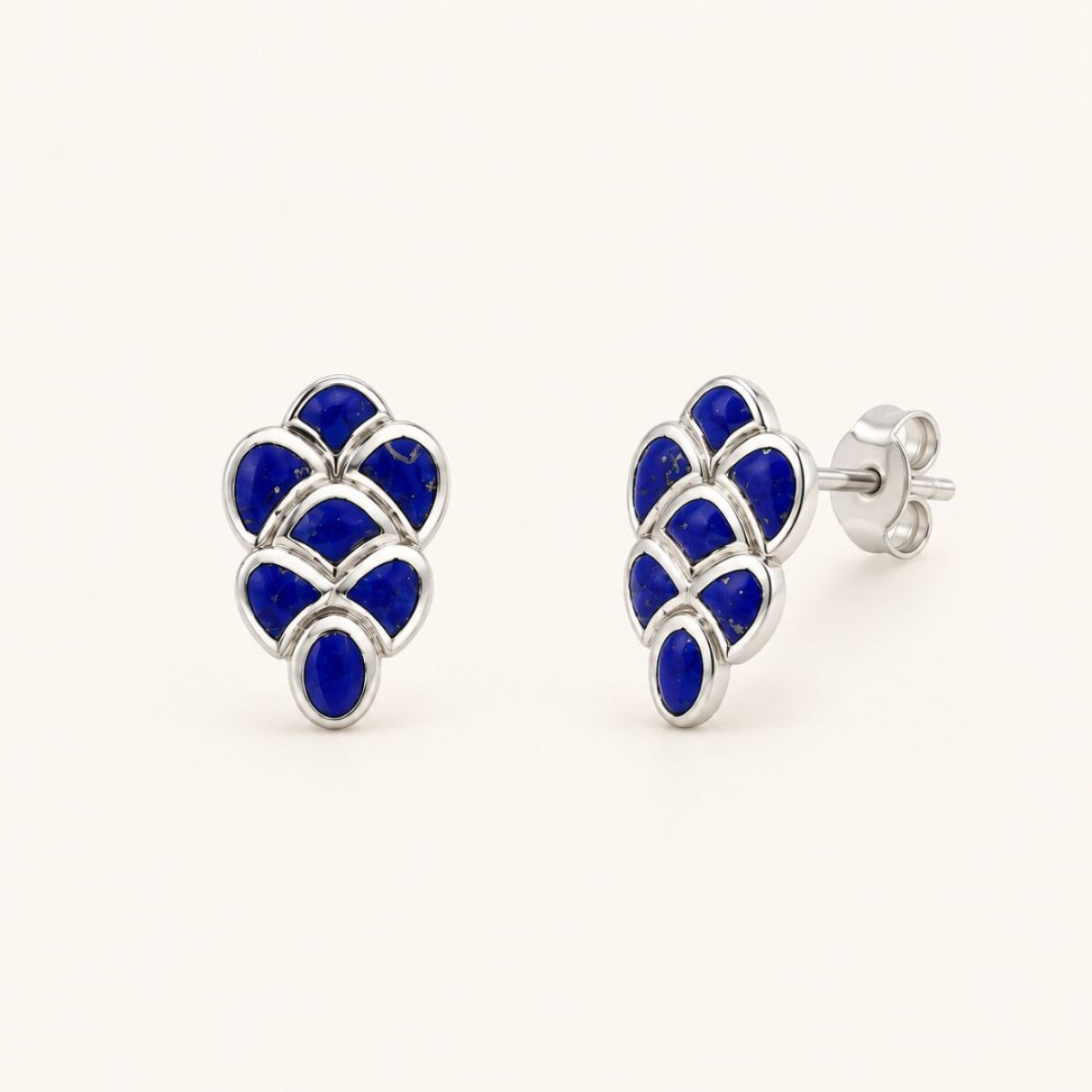 Caravanas Uvas - Plata 925 