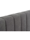 Estructura cama HASLEV 2 Plazas 140x200 gris osc Estructura cama HASLEV 2 Plazas 140x200 gris osc