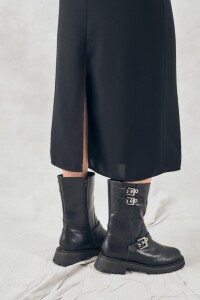 Vestido Slip Negro Negro