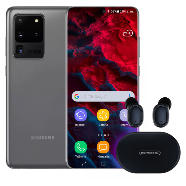 Samsung Galaxy S20 Ultra 12/128 Gb 5g + Regalo PK SAMSUNG S20 ULTRA 12/128 GRIS + REGAL