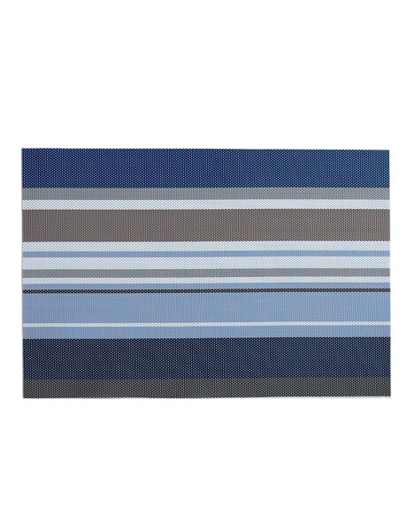 INDIVIDUAL PVC RAYADO 45x30CM TONOS AZUL INDIVIDUAL PVC RAYADO 45x30CM TONOS AZUL