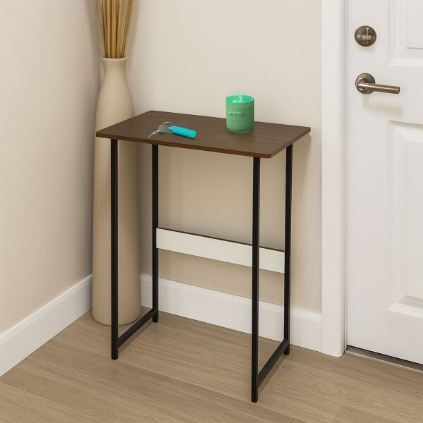 Mesa auxiliar 60cm Marrón
