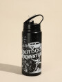 Botella Agua Outdoor Adventure Negro