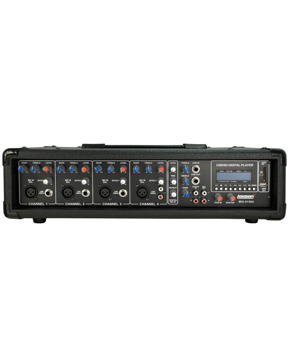 Mixer potencia Lexsen Mix4150u 4ch Mp3 