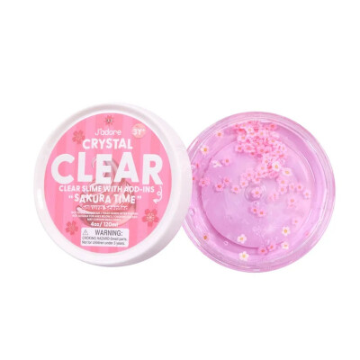 Slime Crystal Clear Aromatizado Jadore Rosa Cerezos