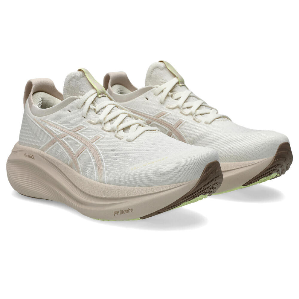 Zapatillas Running GEL-Nimbus 27 Mujer Cream/mineral Beige