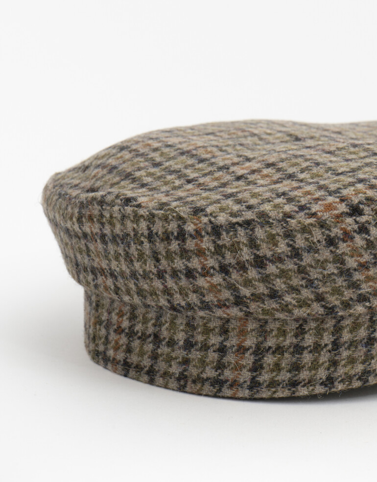 Boinas Gorra Baker Escocesa - Marron Chocolate