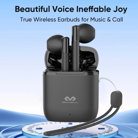 Auriculares Tws Miccel VQ-BH10 Bluetooth NEGRO