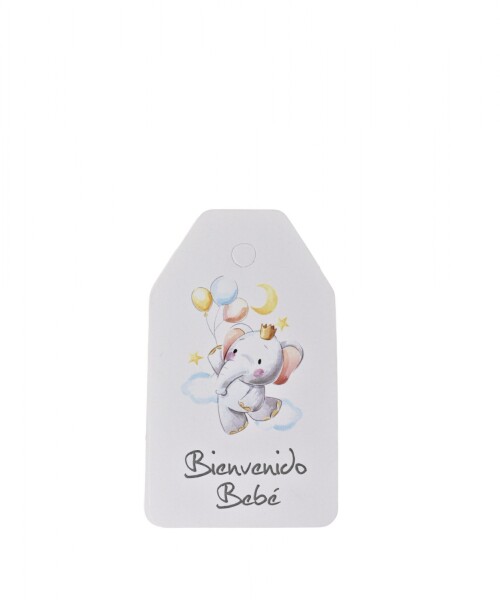 Tag baby shower 5x8,5. DISEÑO 5