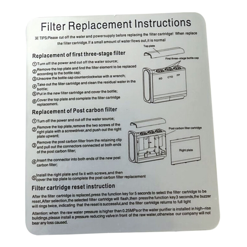 Filtro Purificador Osmosis Inversa 5 Etapas Filtro Purificador Osmosis Inversa 5 Etapas