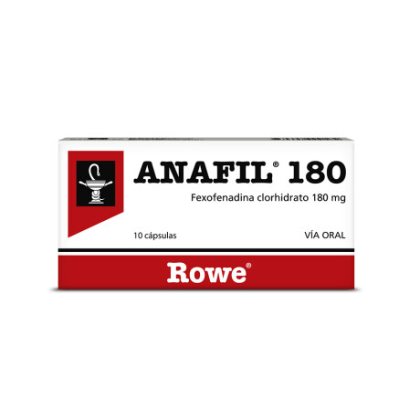Anafil 180mg 10 Cápsulas Anafil 180mg 10 Cápsulas