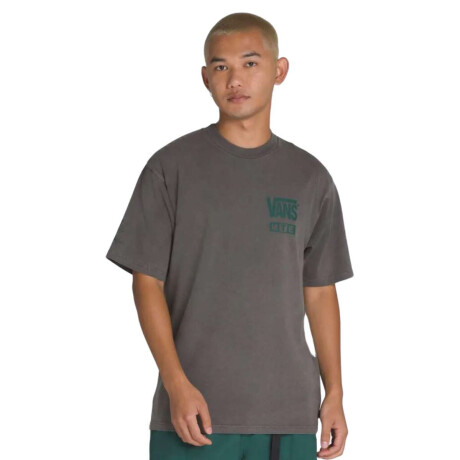 Remera Vans Mte Sabertooth Gris Oscuro