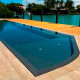 PASTILLA PARA PISCINA O DECORADOS DE VIDRIO GRIS OSCURO MALLA 32X32 CHIP 2X2 VENTA POR MALLA 000