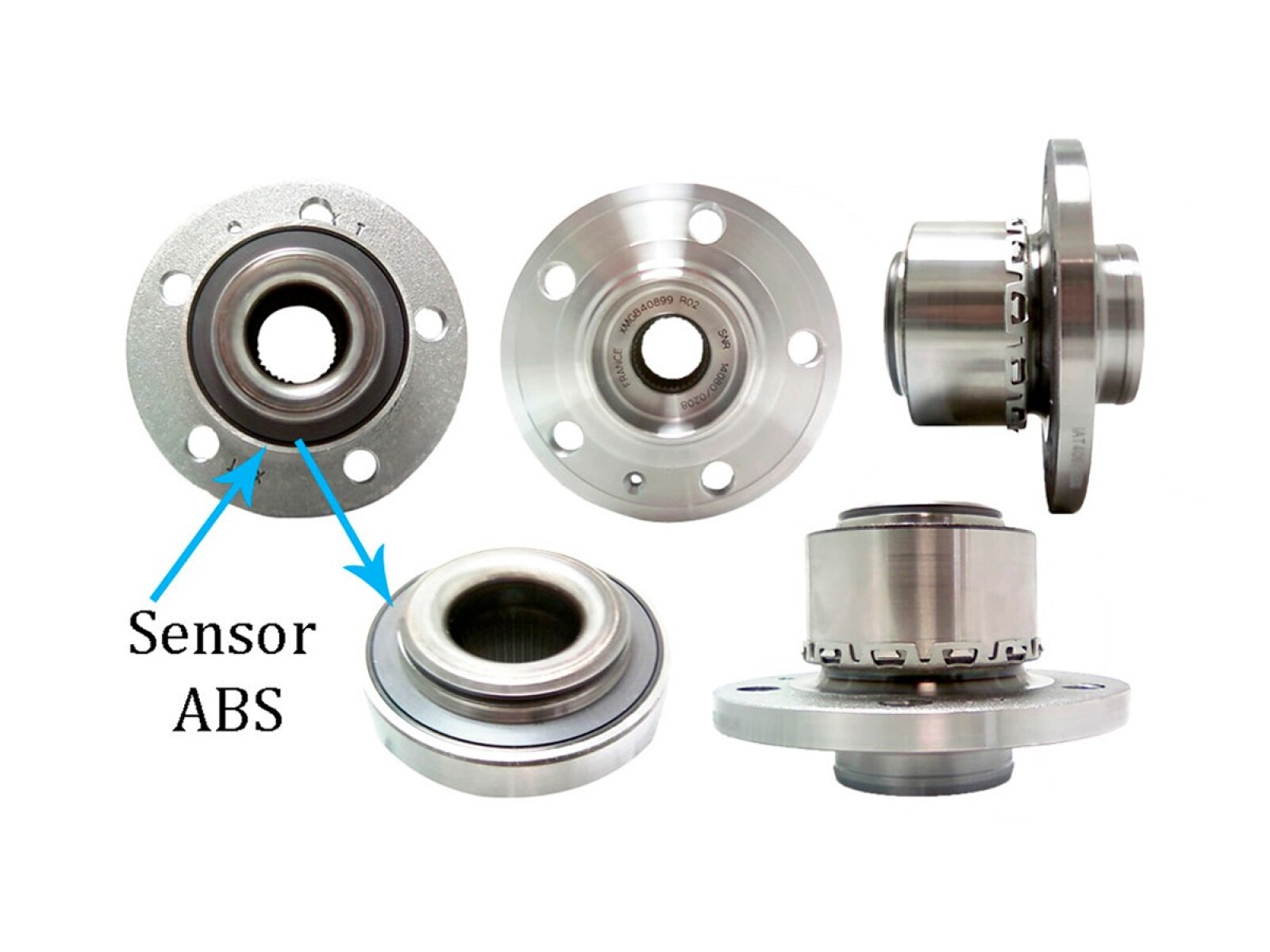 Rueda Del Maza-Fox-Cross-Int.Ø28.8XExt.Ø126.5x82-Est.36 C/ABS 