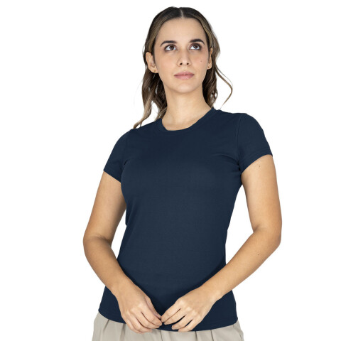 TSHIRT FEM POLY/SPX EVERLAST E-DAY NA W6 NAVY SUEDE
